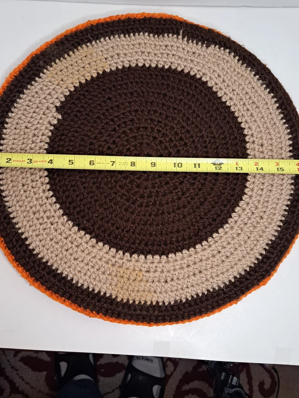 Home Made Vintage-Style Crochet Potholders/ Trivets and Table Centerpiece Mat